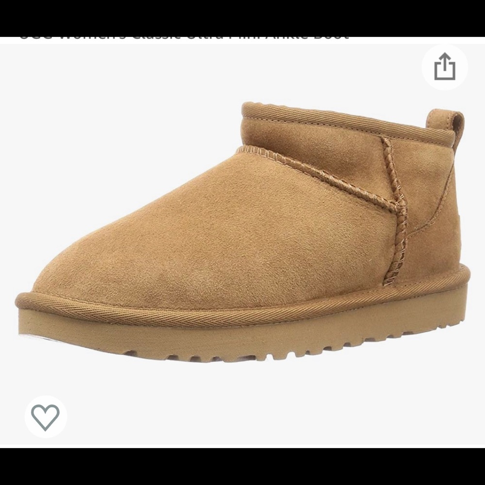 Ultra Mini Ugg Boots in chestnut New in box